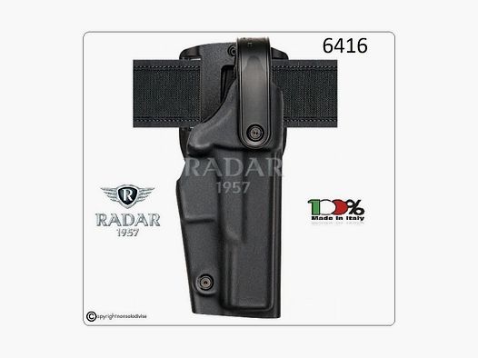 Taktisches Holster aus professionellem Polyform Schwarz