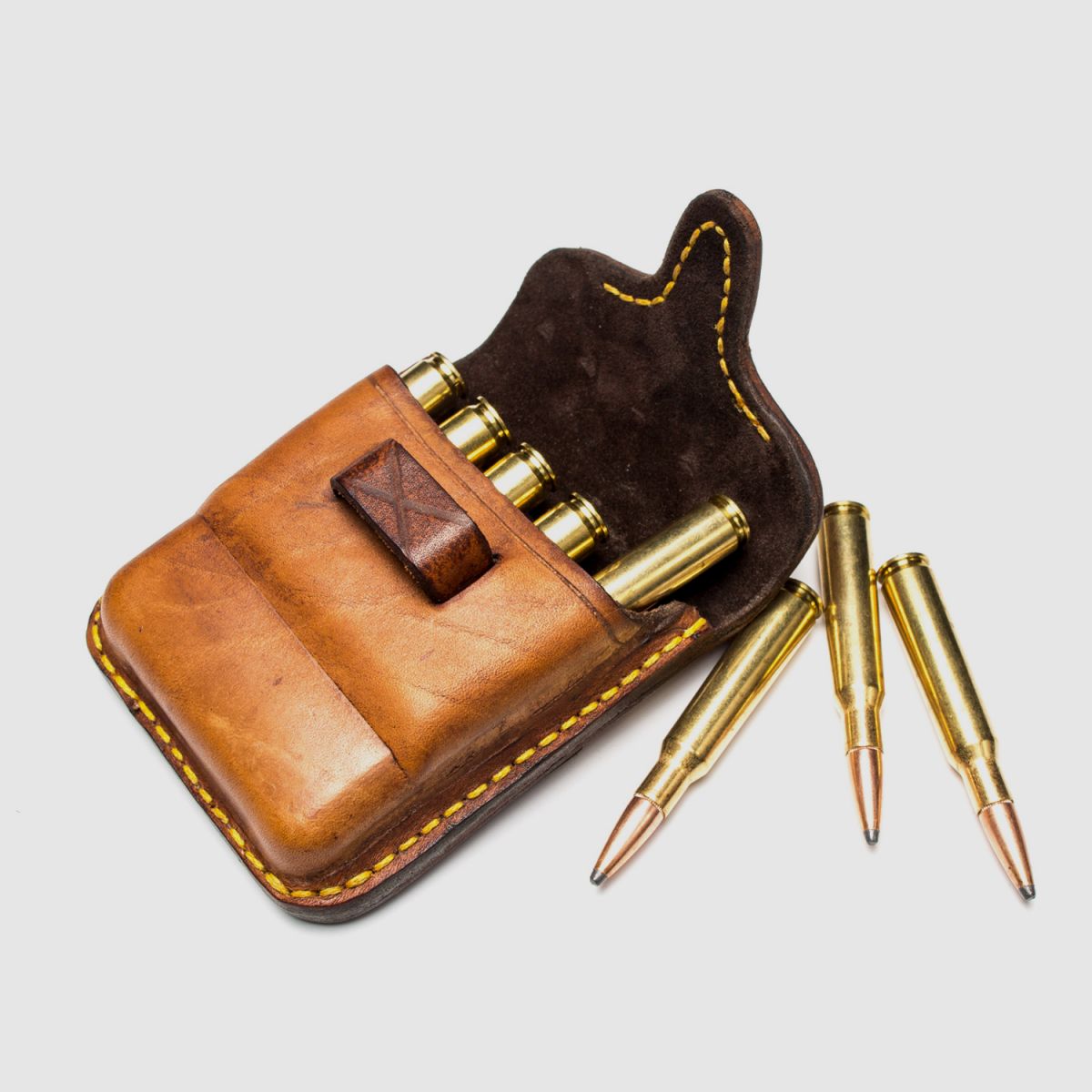European leather bullet pouch, image 2 sur 2