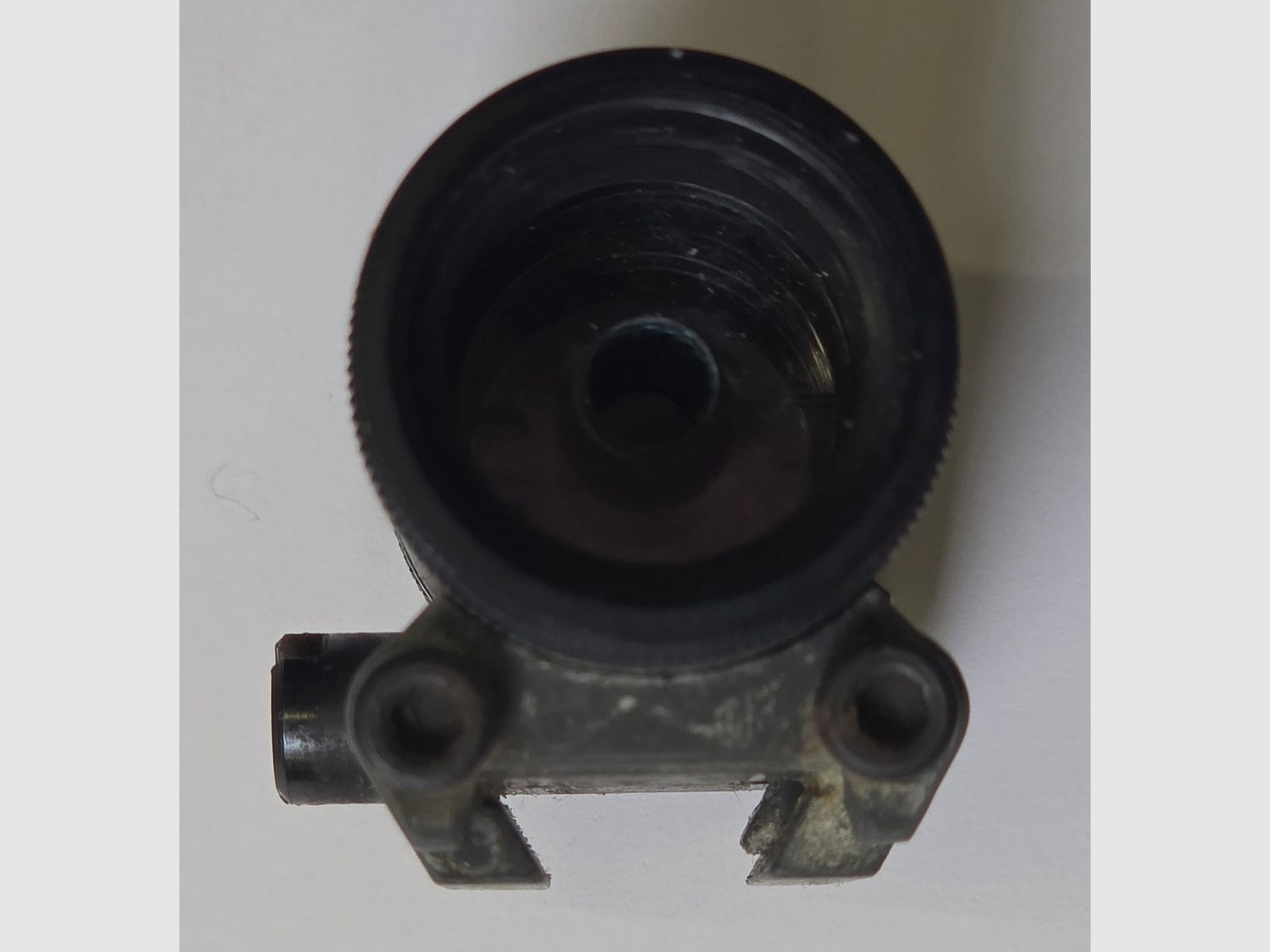 Anschütz double iris glass ring sight 2.9-4.4 + 5.8-7.3 dovetail: top 13 mm, bottom 8.5 mm for Anschütz, Walther and others