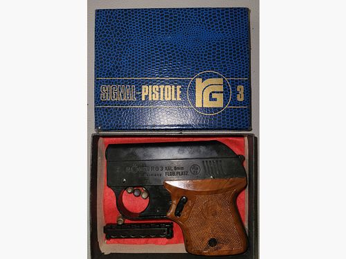 RÖHM RG3  / PTB 33 / 6mm /  SCHRECKSCHUSS / GAS / PISTOLE / SILVESTER / SELBSTVERTEIDIGUNG  / SAMMLER