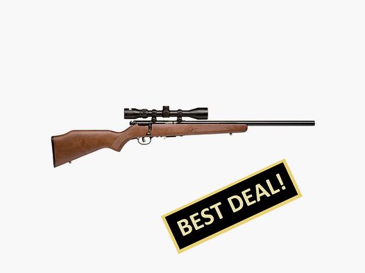 Savage 93R17 GVXP-SR .17 HMR 21"/53CM 1/2"-28 WITH 3-9X40 SCOPE