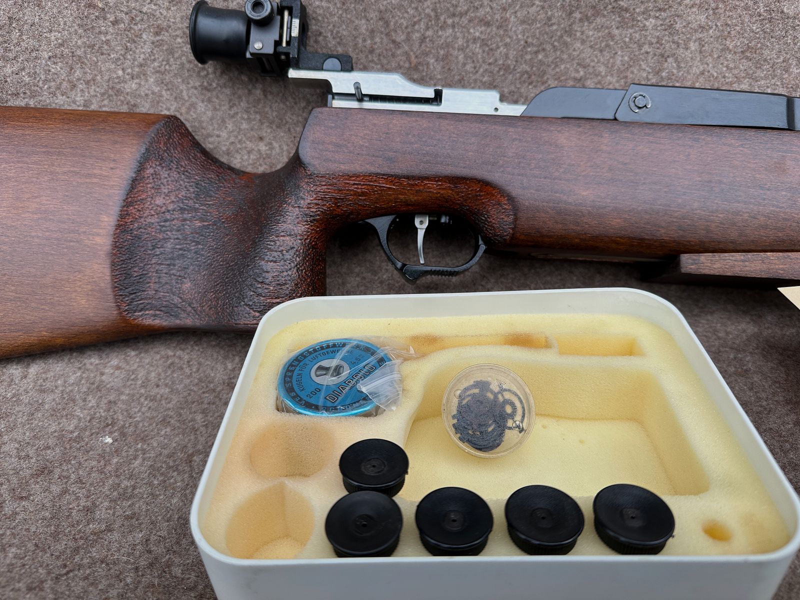 Haenel MLG 550 mit originalem Zubehör extrem selten