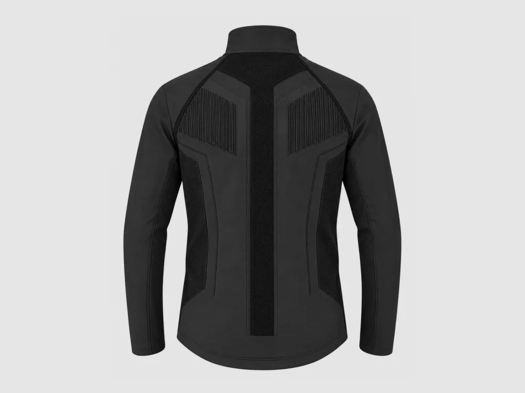 Base Layer Noir Col Zippé - Chasse Hivernale, image 3 sur 6