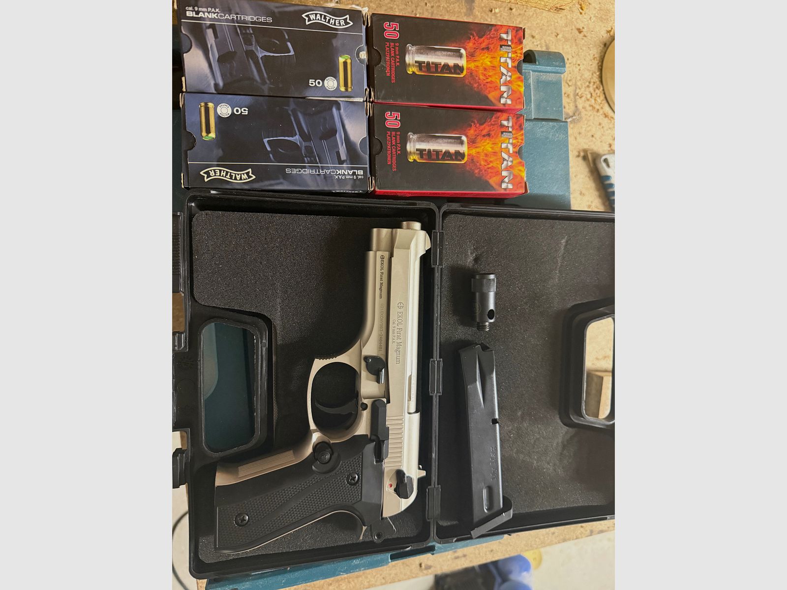Firat Ekol 9mm PAK + 200 Schoten (Beretta-namaak)