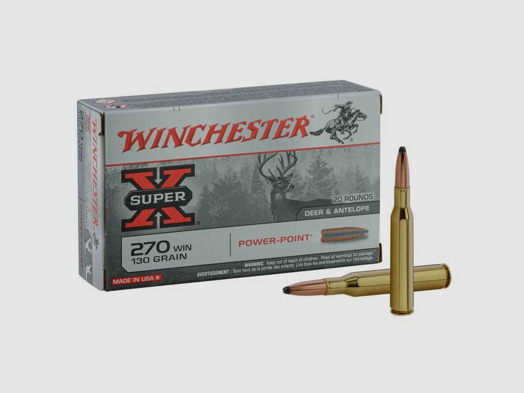 Winchester Power Point .270 Win 130 gr / 8,4 g - 130 gr / 8,4 g, Bild 1 von 3