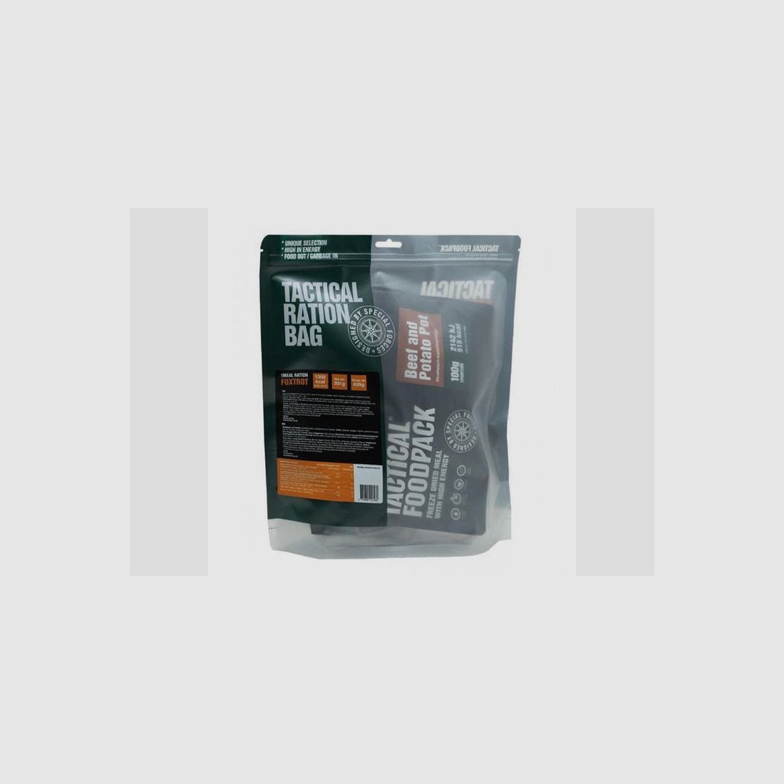 Tactical Foodpack 1 Meal Ration Foxtrott Outdoor-Nahrung 1309 kcal