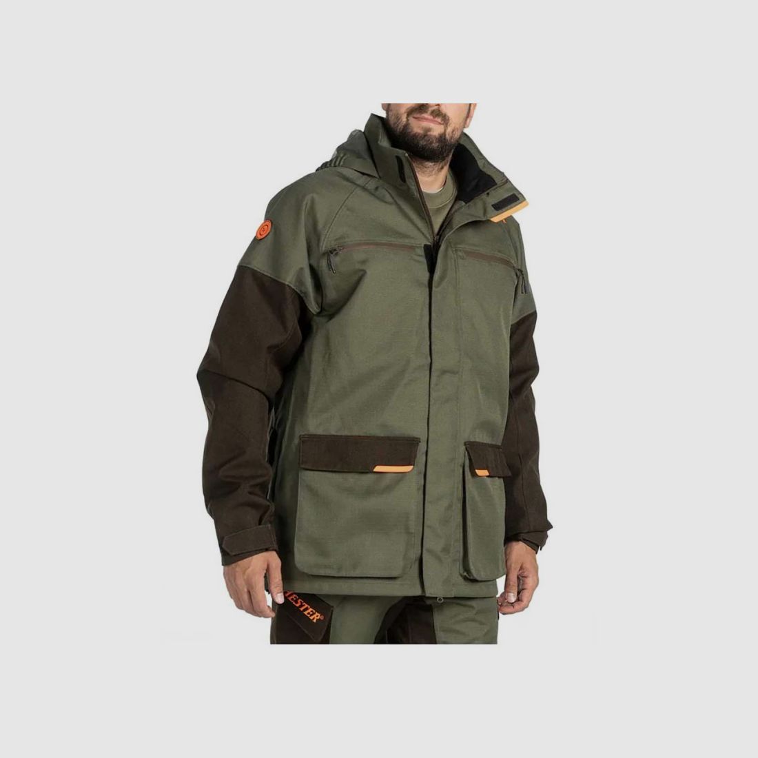 Winchester® Track Racoon Parka Grün - Herren, mit Kapuze, Bild 6 von 9