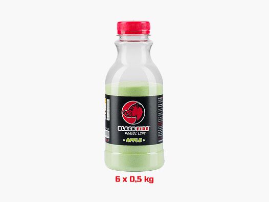 Black Fire Nordic Line Appel 0,5 kg x6 - Natuurlijke Aantrekkingskracht voor Wild Hoge Efficiëntie
