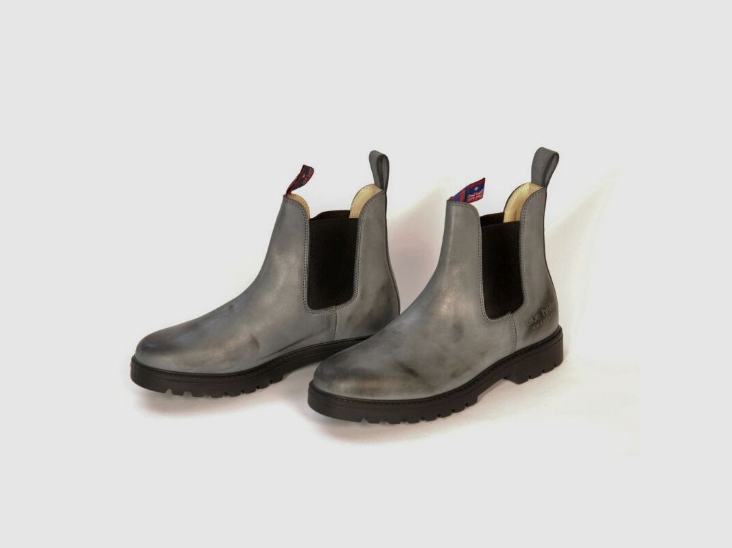 Blue Heeler Damen Chelsea Boots Meryl Shabby Grau