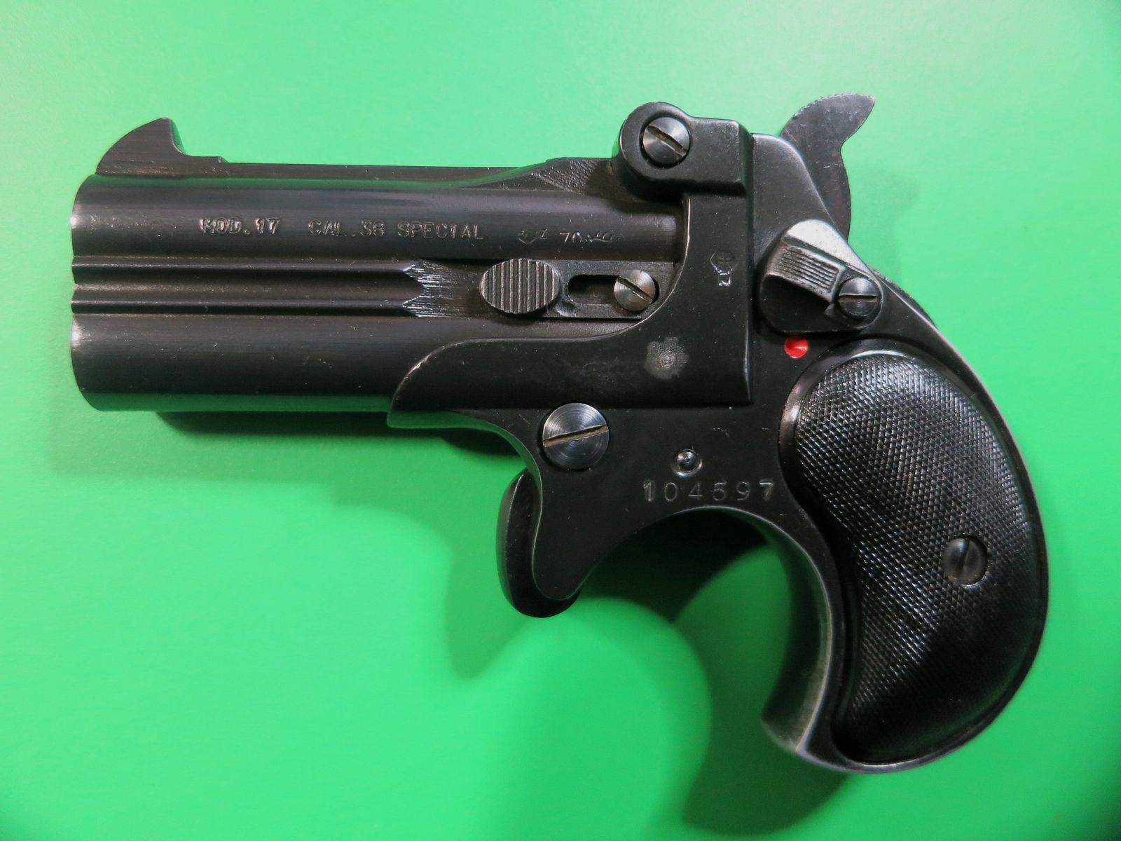 RÖHM RG17 Derringer, .38 Special, Fangschuss + Fallenjagd   #53