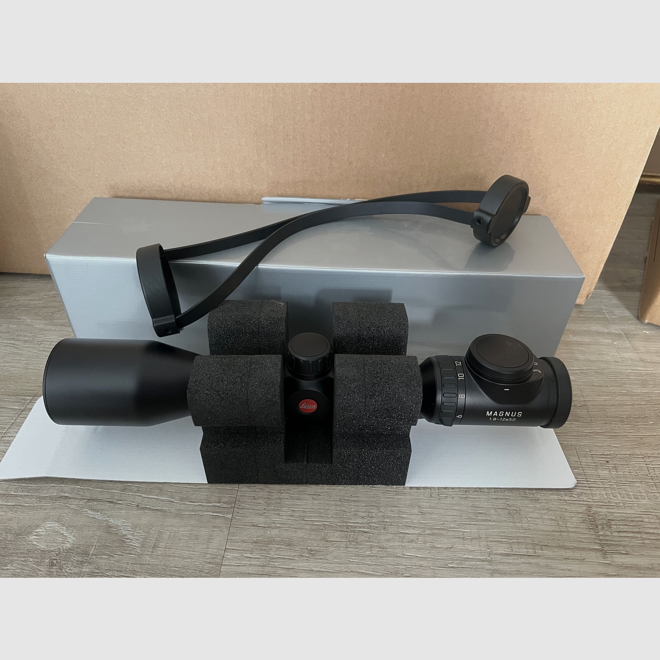 Leica Magnus 1,8-12x50 Zielfernrohr L-4A WIE NEU LMZ-Schiene