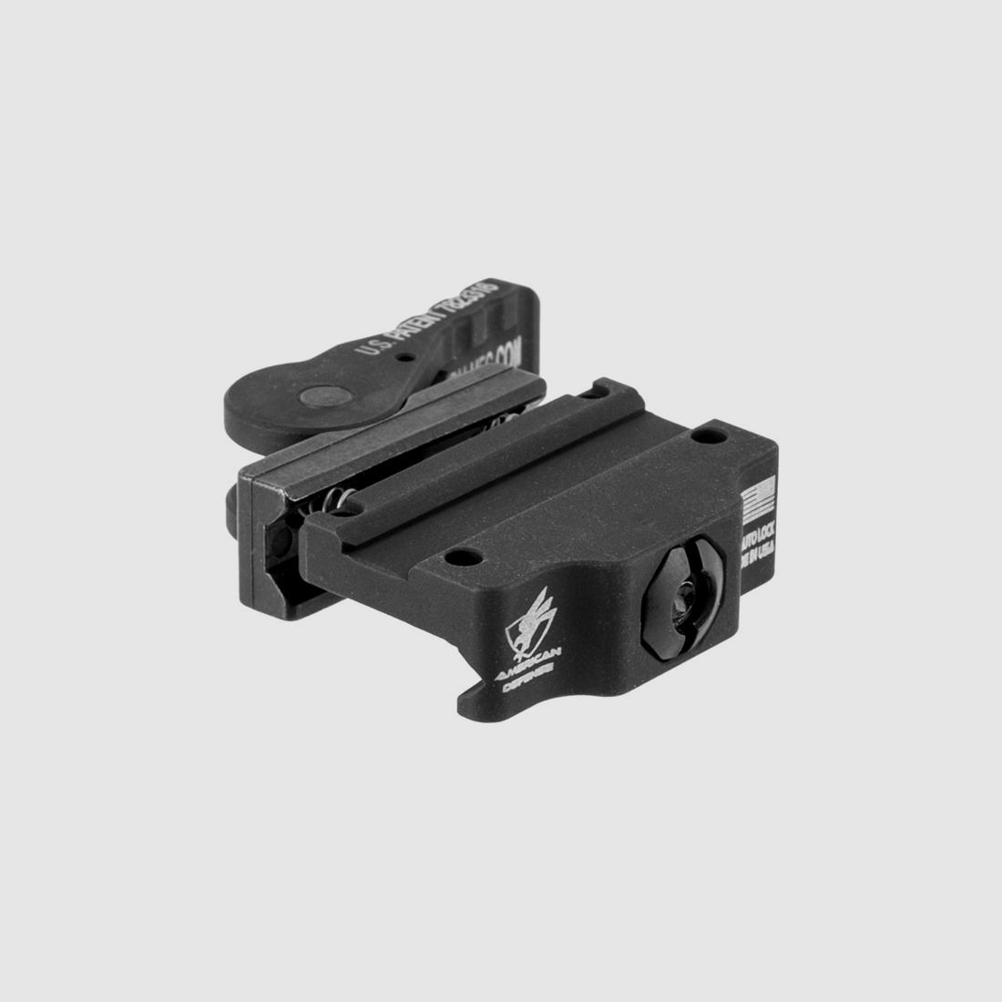 AMERICAN DEFENSE MANUFACTURING TRIJICON MINIATURE RIFLE OPTIC LOW MOUNT STANDARD LEVER BLACK, image 1 of 5