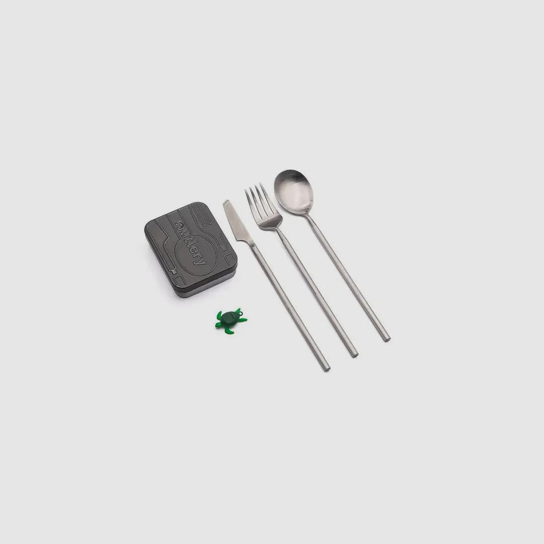 Outlery Reisebesteck-Set, Edelstahl, Taschenformat