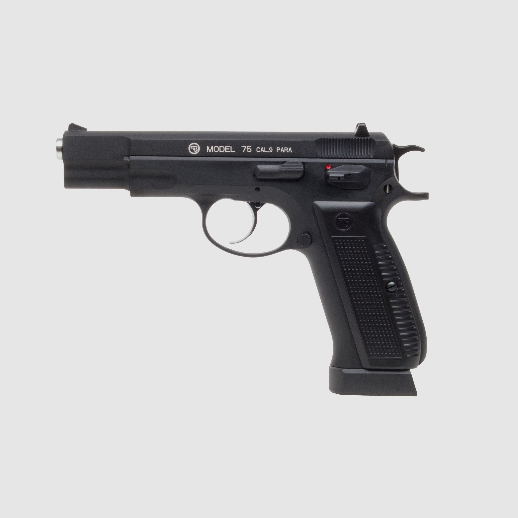 CZ 75 Schwarz 4,5mm BB - Druckluft Co2 BlowBack