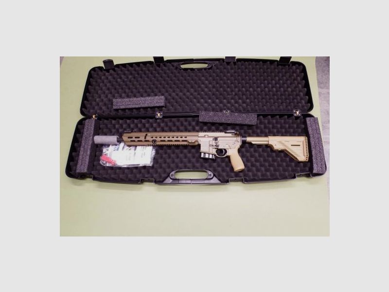 Heckler & Koch MR 223 A3 sandfarben 16,5 Kaliber .223 Remington Selbstladebüchse AR15 MR223, Bild 6 von 6