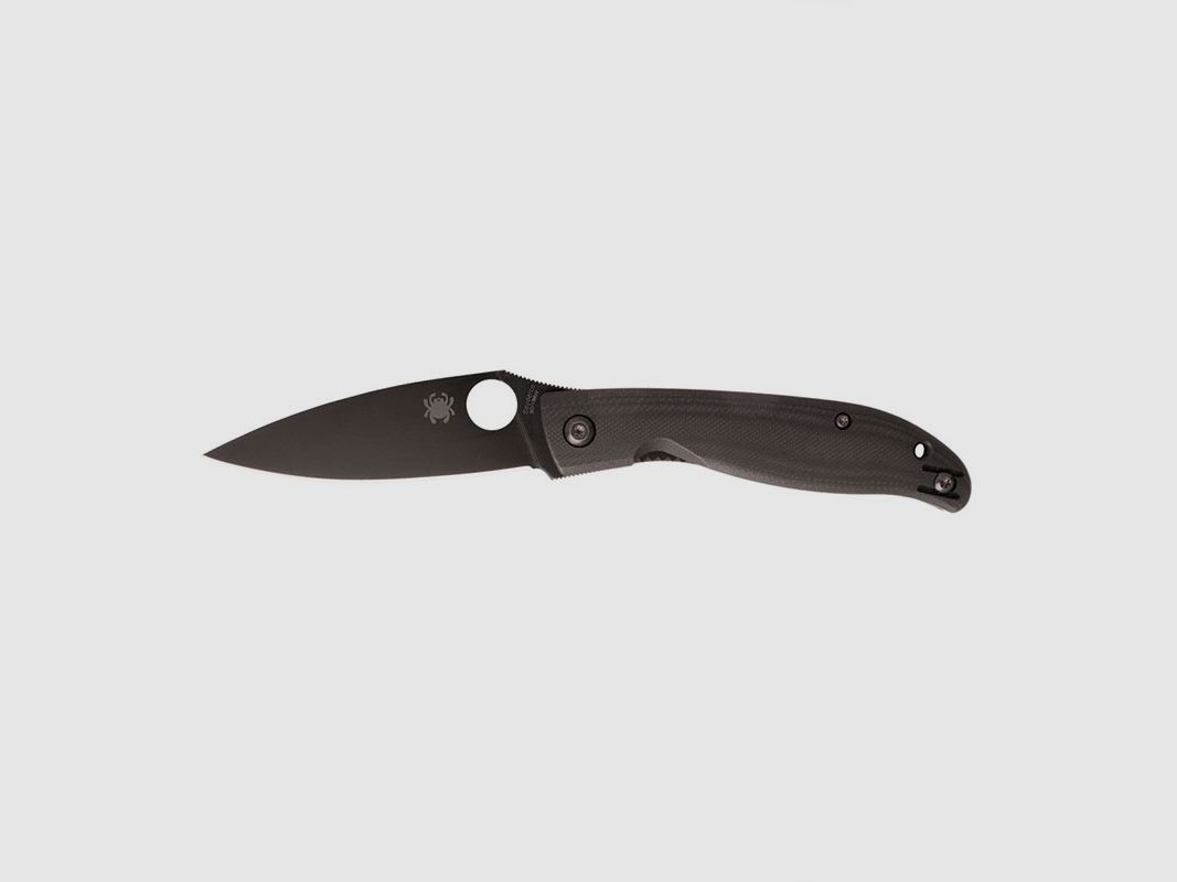 Messer – Spyderco – Mantra 4 Schwarz G10 Schwarze Klinge, Bild 1 von 2