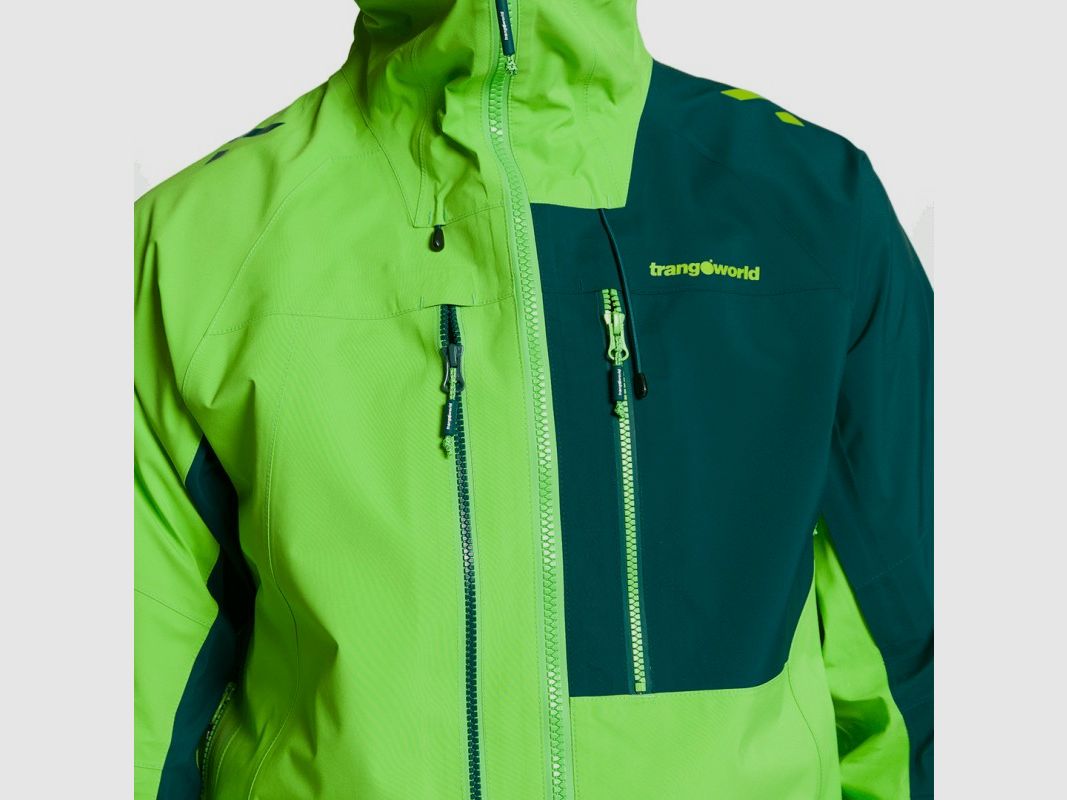 Trangoworld CHAQUETA TRX2 SHELL EVO GRÜN/DUNKELGRÜN, Bild 4 von 11