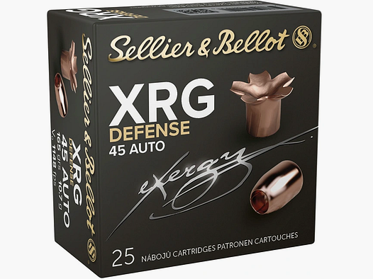 S&B .45ACP XRG Defense 165grs – 25 Schuss