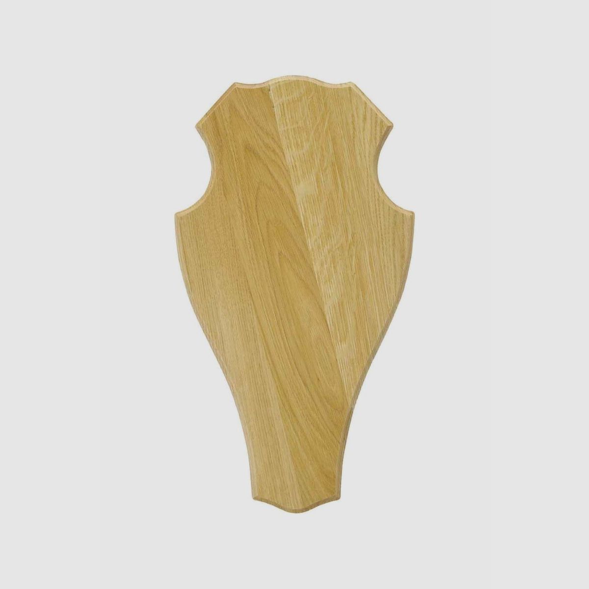Placca trofeo per daino in rovere chiaro 40 x 22 cm, immagine 3 di 3