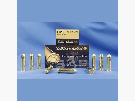 Sellier&Bellot .38 Spec. FMJ 158grs. 10,25g