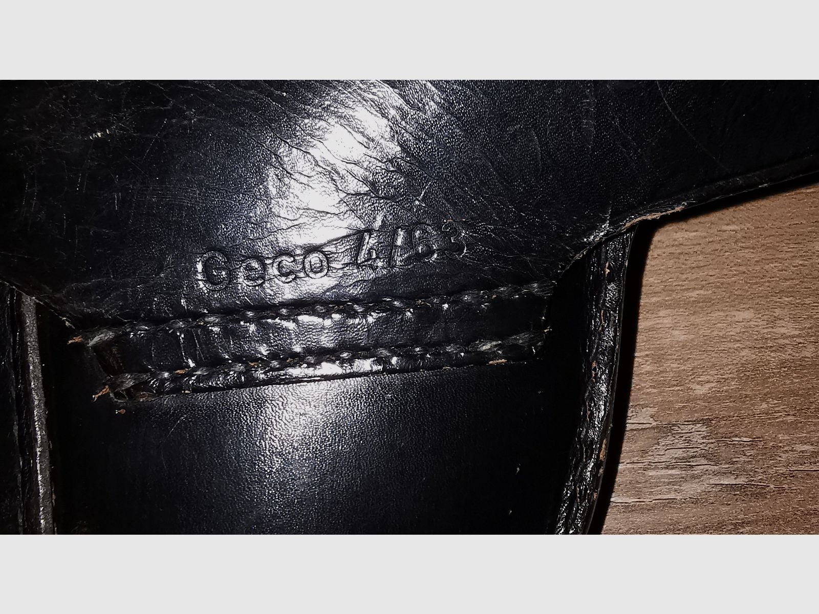 Holster en cuir P38/P1