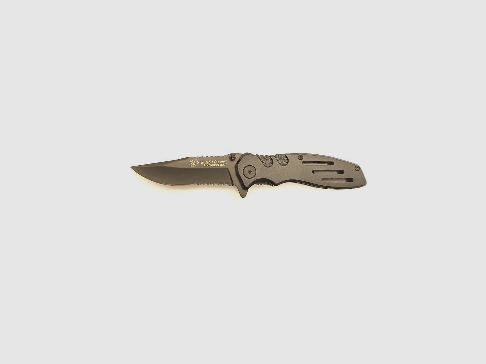 Extreme Ops Serrated Folder (Smith & Wesson - SWA24S)