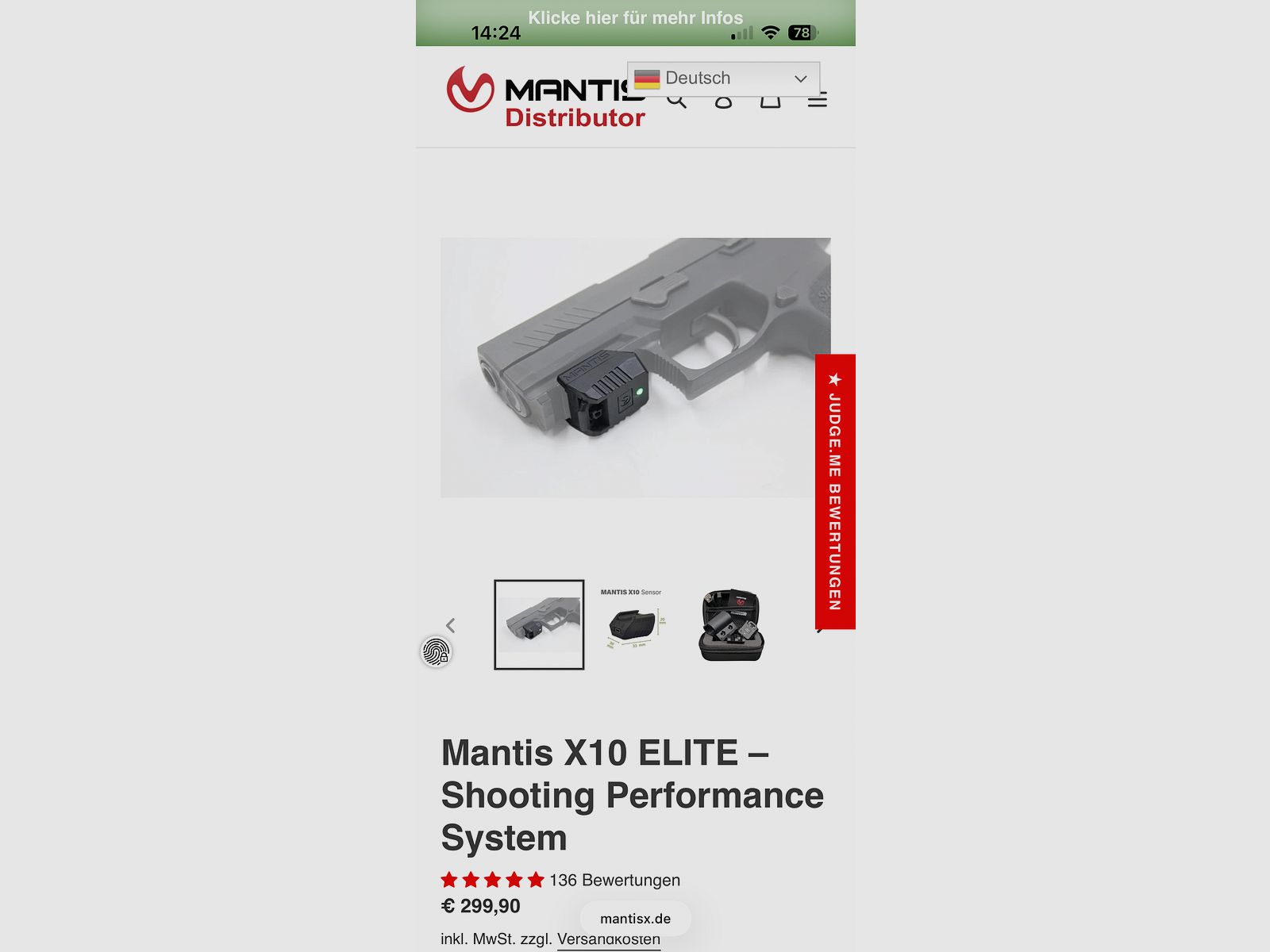Mantis X10 Elite