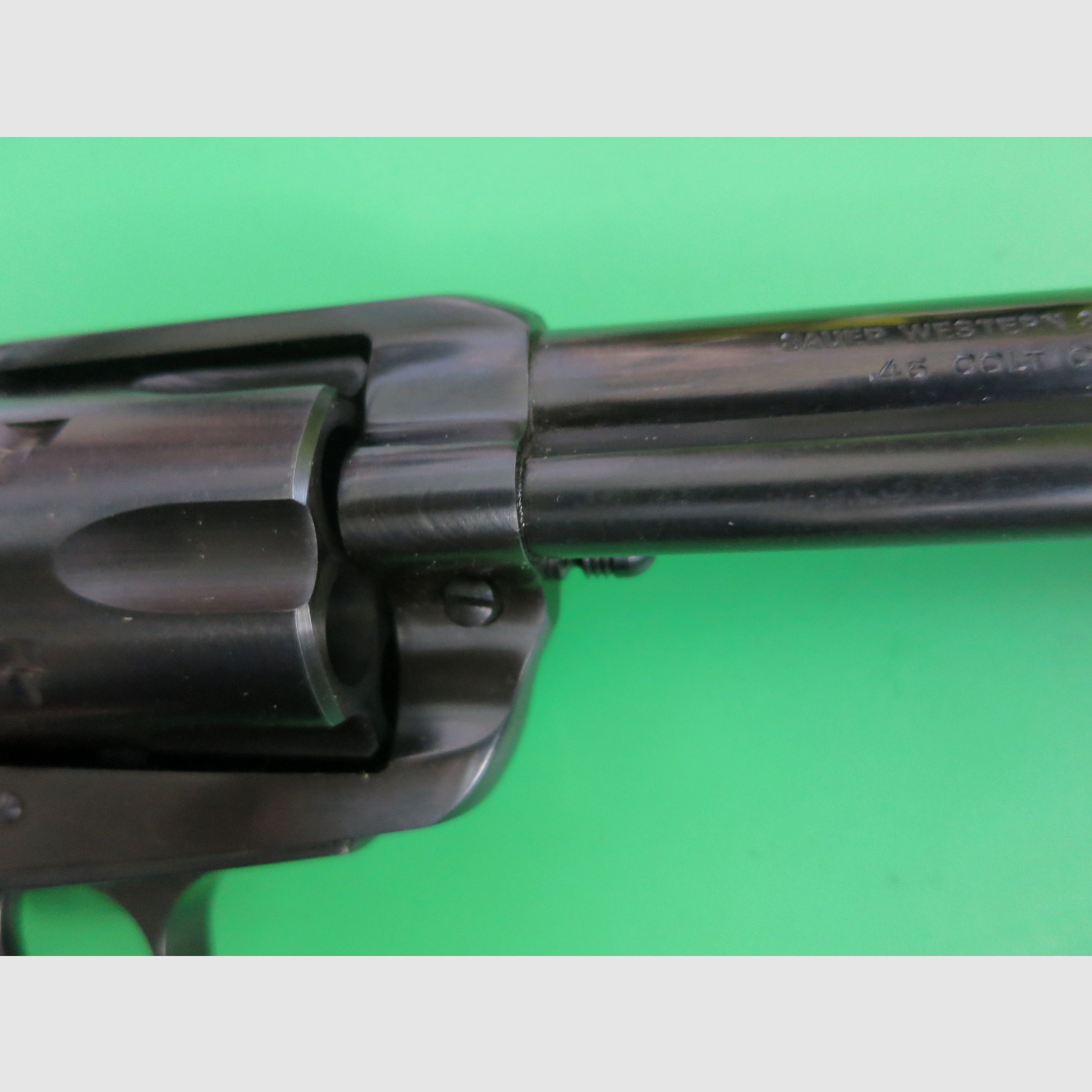 Western revolver, FJ. P. Sauer & Sohn, Western six-shooter, .45 Colt, collector's condition #67, image 9 of 11