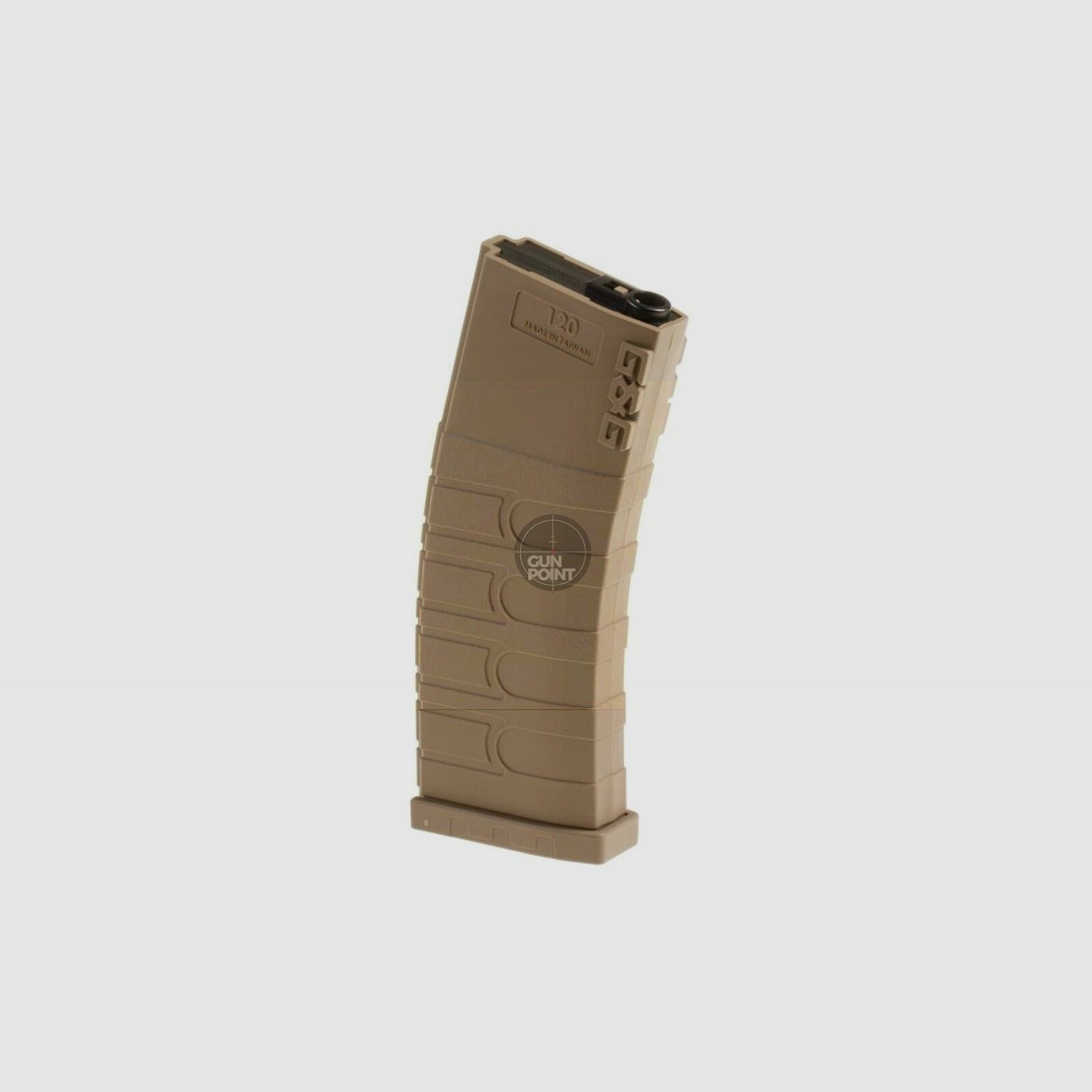 G&G Magazin M4 Midcap 120rds-Dark Earth