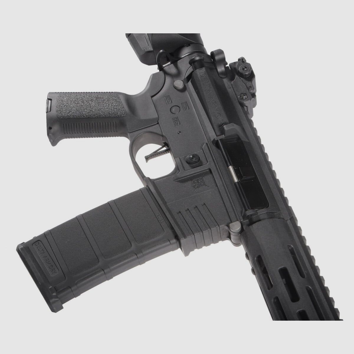 M4 AR15 M-LOK 10 Zoll CHARLIE Schwarz S-AEG Airsoft Gewehr Frei ab 18 Jahren | Delta Armory