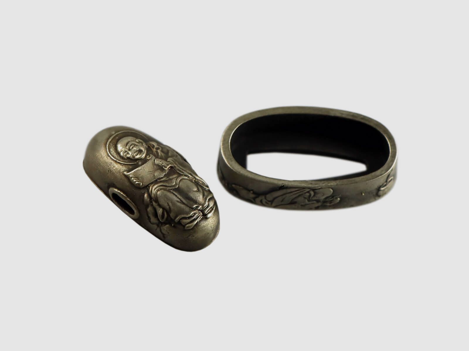 Zestaw Fuchigashira Souryo Japonia Fuchi i Kashira