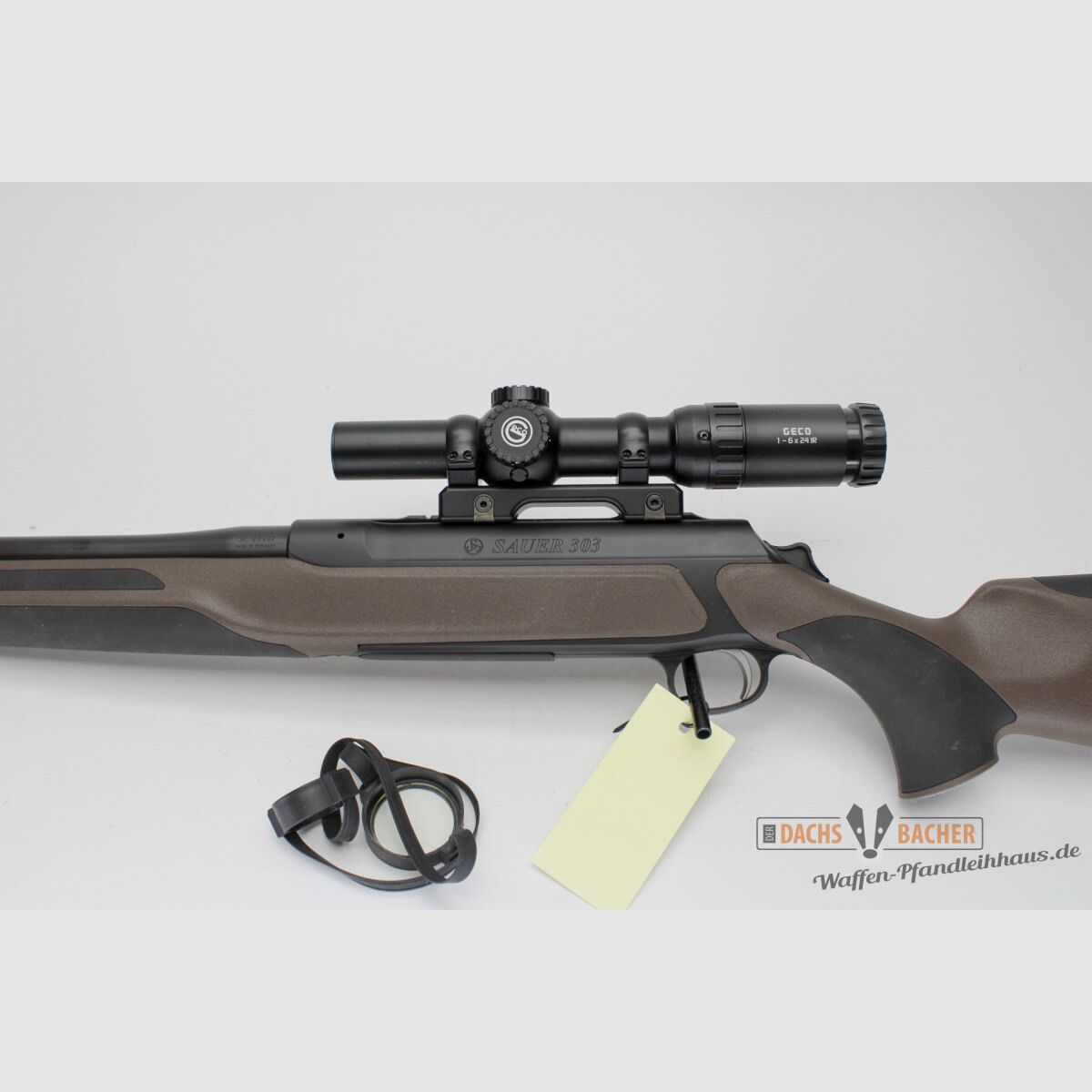 SL rifle Sauer 303 Classic caliber 9.3x62 with Geco 1-6x24