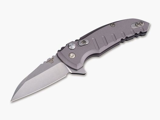 Taschenmesser X1 Microflip Wharncliffe Grey manuelles Einhandmesser