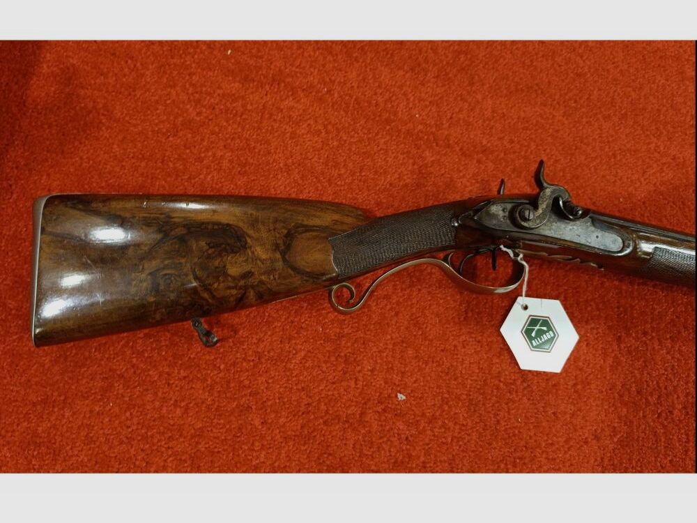 Perkusyjna podwójna strzelba damasceńska Würzburg 20 (czarny proch)