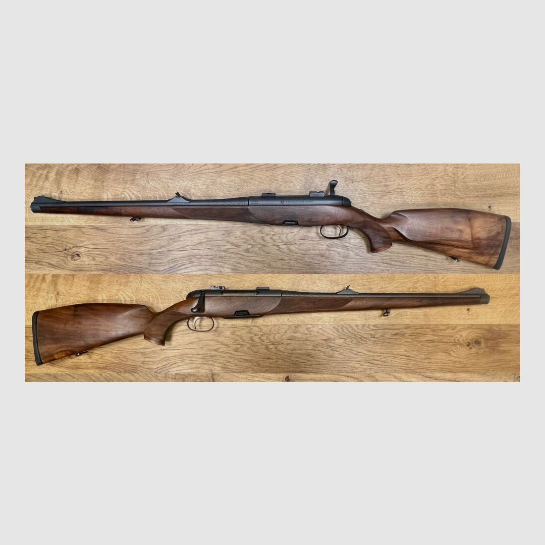 Steyr Mannlicher mit Schwenkmontage CL II Stutzen CL 2 Ganzschaft