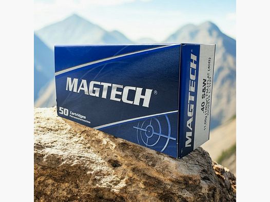 Cartouche de Pistolet Magtech Cal. .40 S&W 180grs FMJ