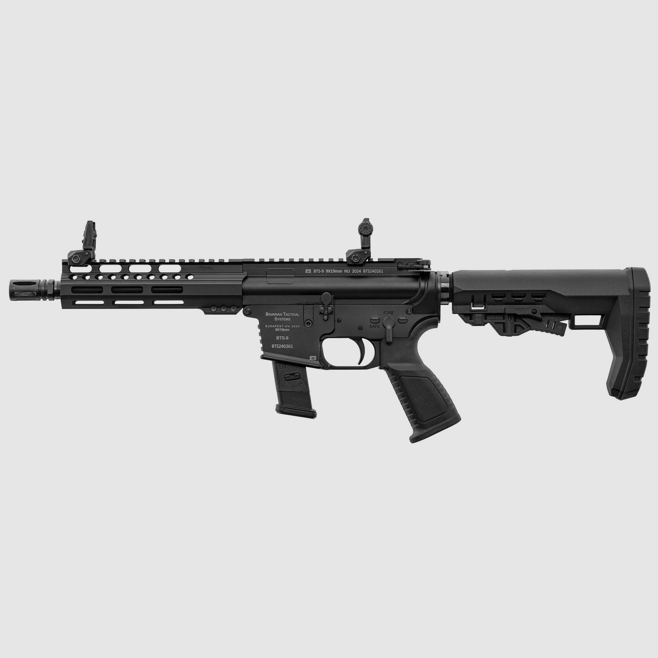 BAVARIAN AR9 TACTICAL BTS9 8.3 » CALIBRO 9X19, immagine 3 di 8