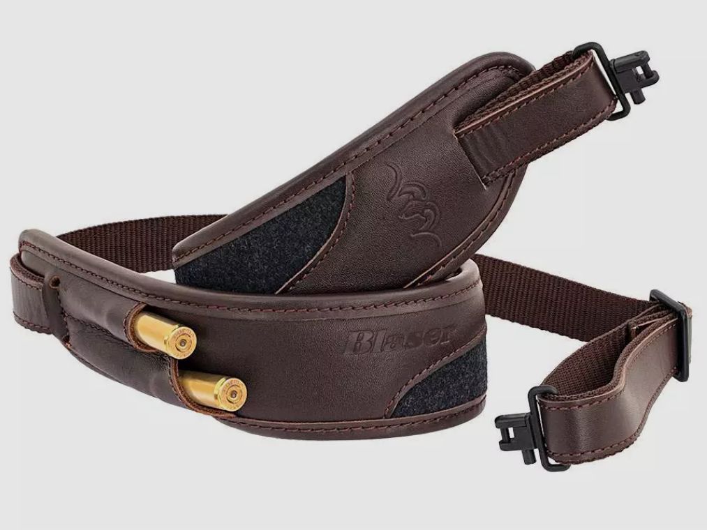 BLASER - Gewehrriemen Loden/Leder