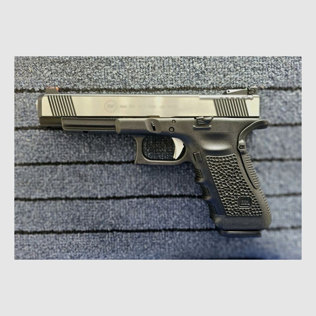 RBF Custom GLOCK 634 9x19/9mm Luger M.O.S. "SILVER STAR", Bild 1 von 7