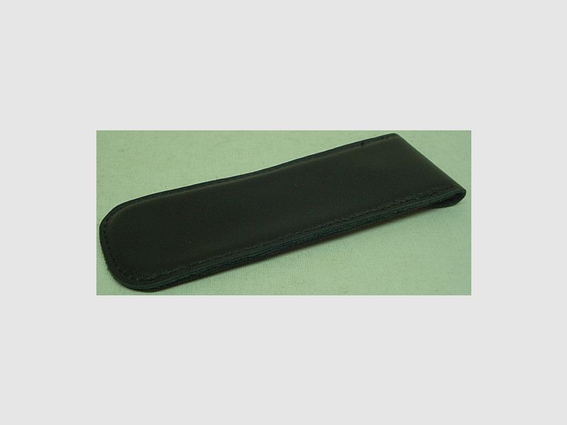 Lederetui schwarz - Außenmaß 138x46mm