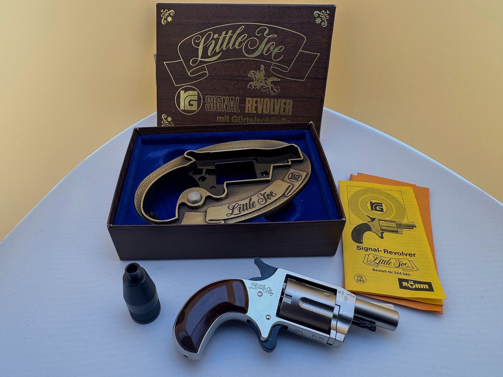 Röhm Little Joe  mit Gürtelschließe - PTB 380 -  Kaliber .22 lang Knall