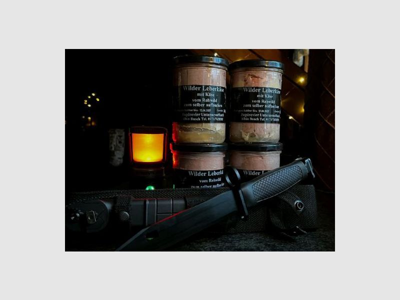 Wildleberkäse "Busch Original" aus dem Glas zum selbst Aufbacken