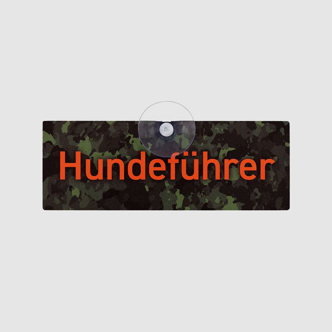 Dog sign with suction cup "Dog handler