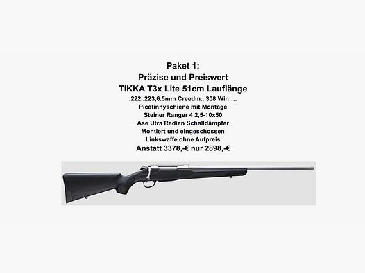Tikka T3, ASE, Steiner, Angebote
