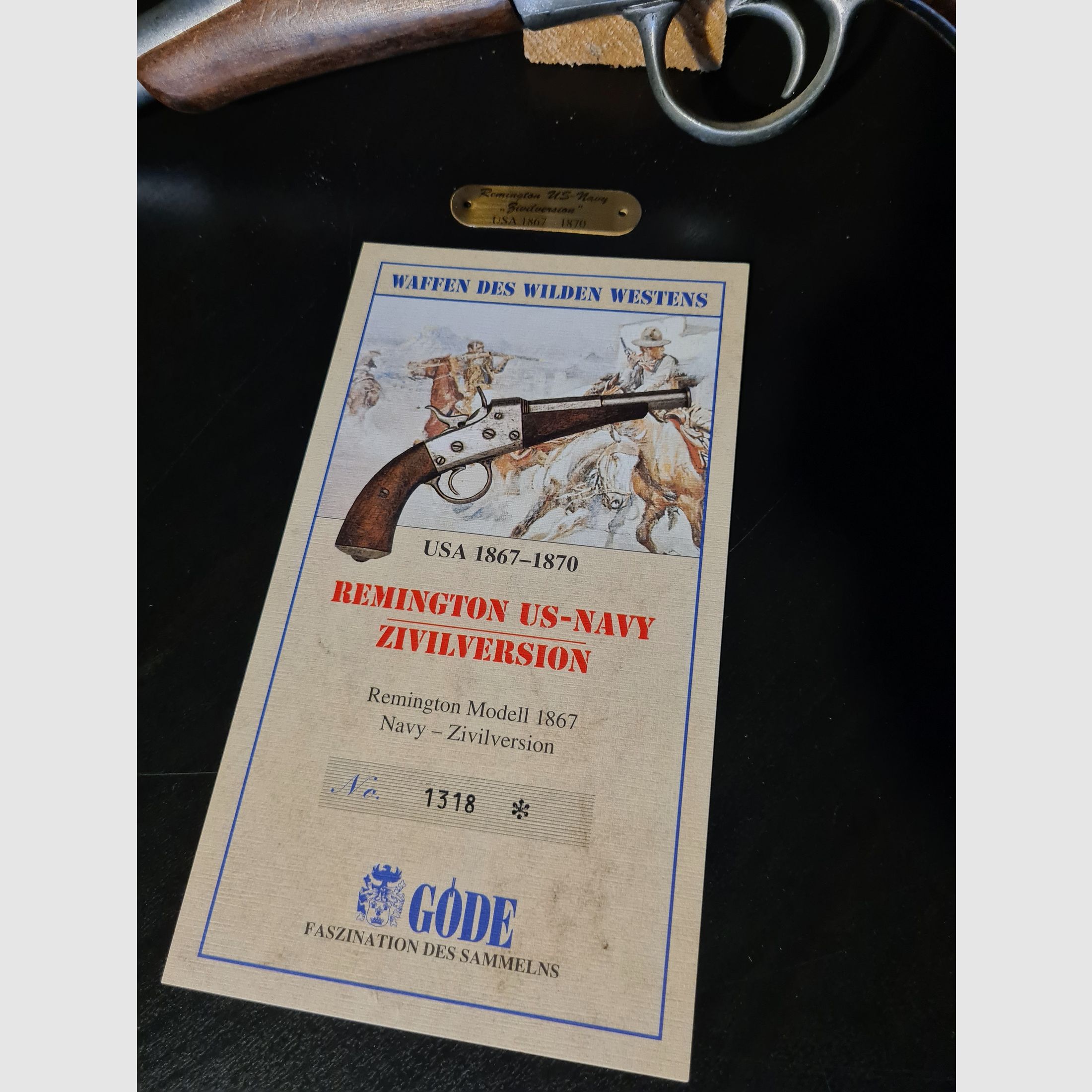 REMINGTON US-NAVY WERSJA CYWILNA Broń dekoracyjna