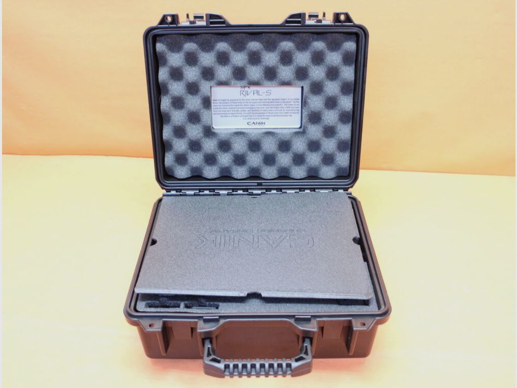 CANIK Ha.Pistolet 9mmLuger CANIK TP9 SFx RIVAL-S Noir 127mm Canon, Glissière Optic-Ready pour Red Dot Sight