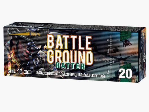 Umarex 4.1597 Battle Ground Ratterpatronen extra laut 20 Stück Pyro
