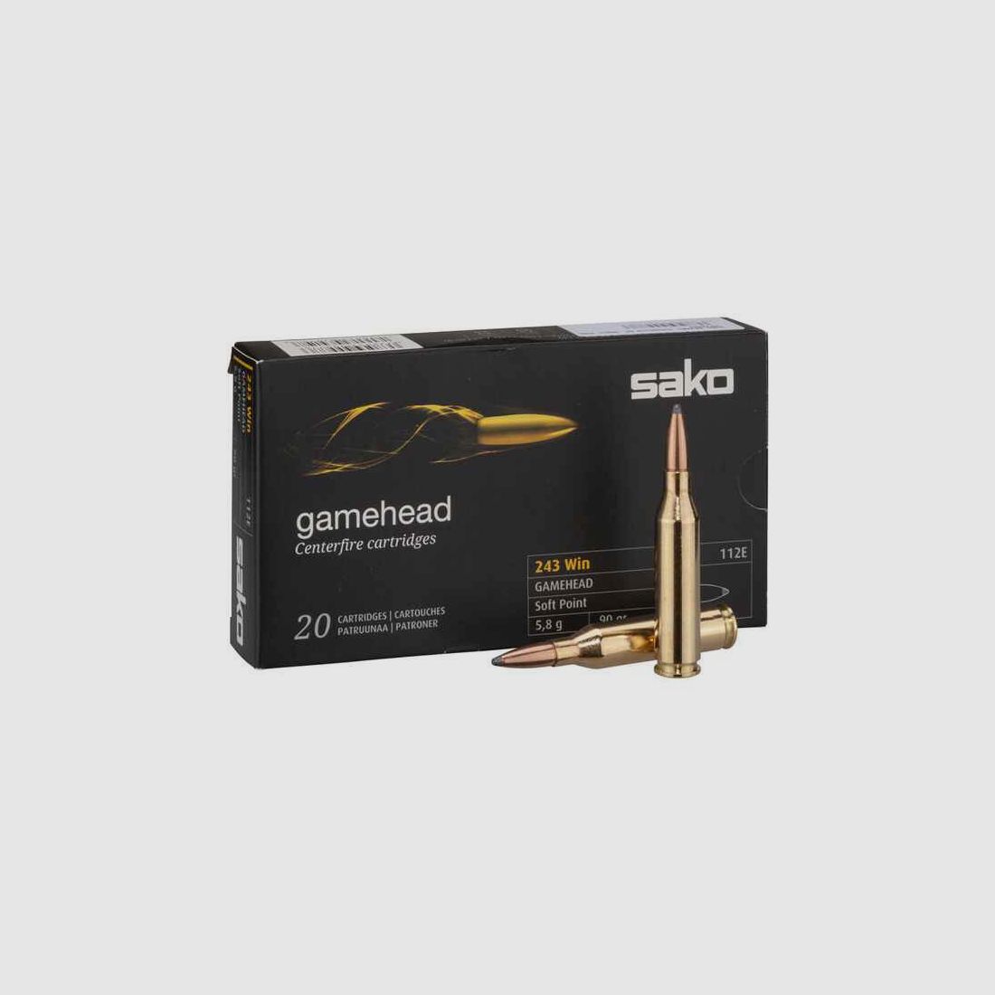 SAKO .243 Win. Gamehead 5,8g/90gr, Bild 1 von 2