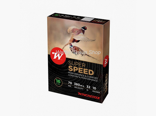 Winchester SUP SPEED G2, 16-70, 16mm, 32g, P5, 10 Stück