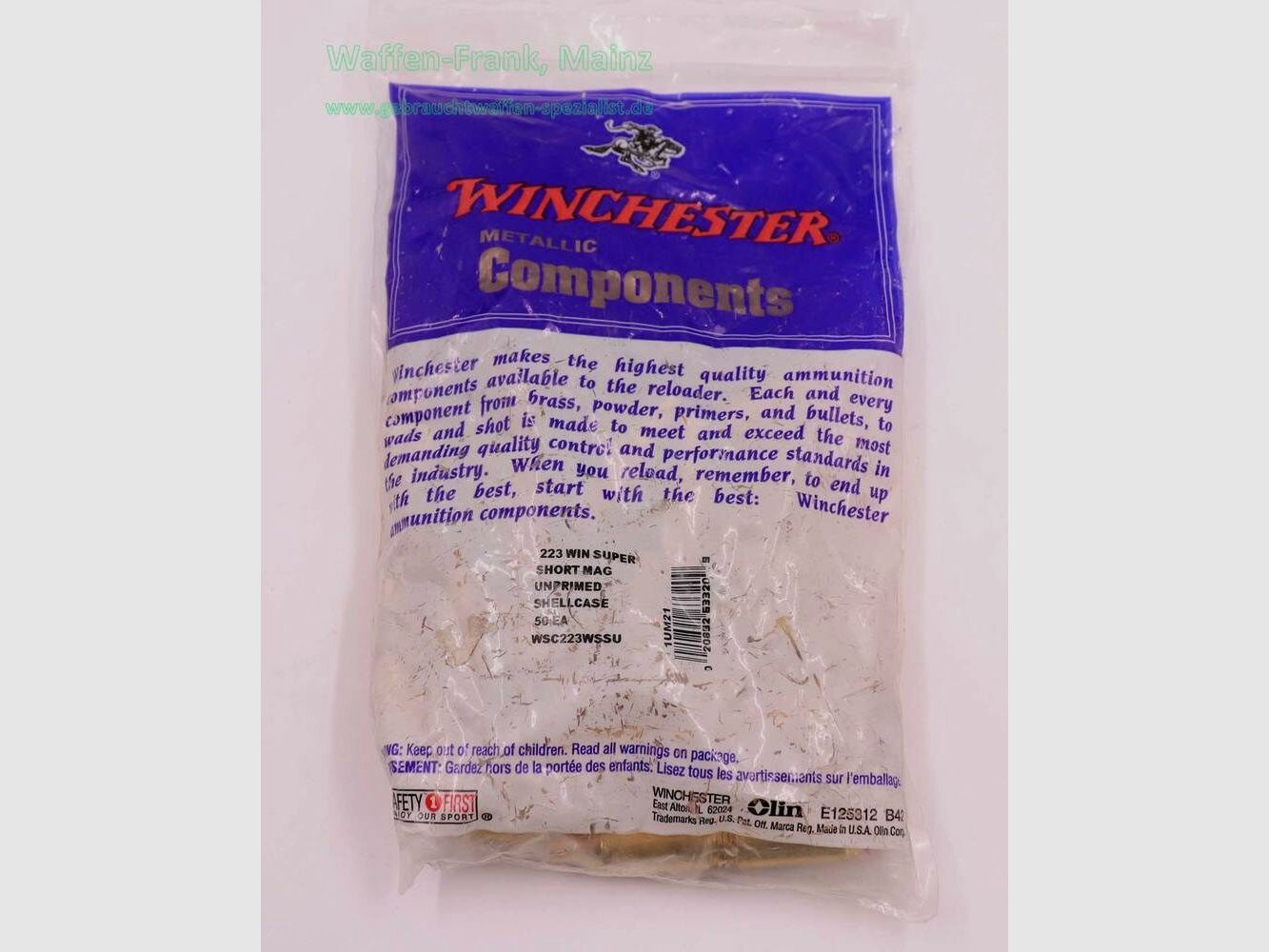 Winchester - USA Étuis de Carabine Longs .223 WIN SUPER